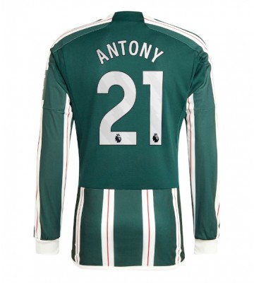 Manchester United Antony #21 Replica Away Stadium Shirt 2023-24 Long Sleeve